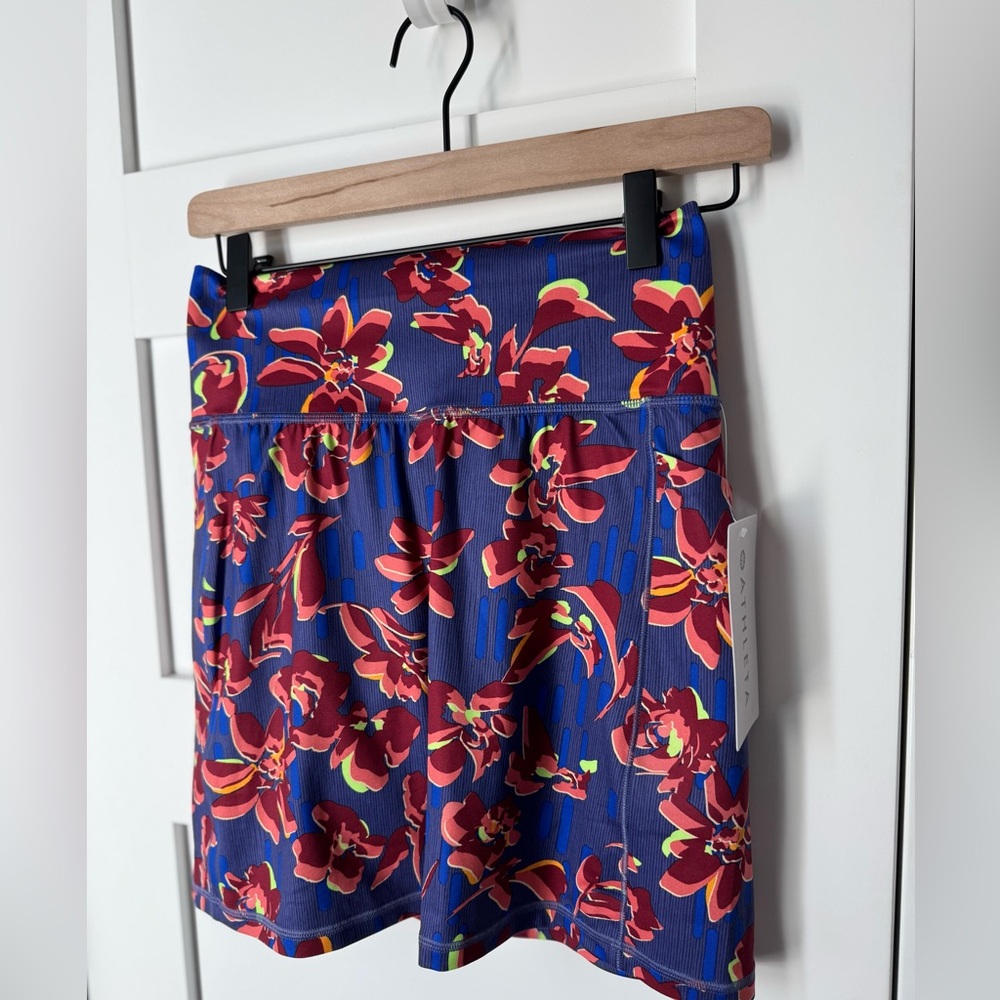 Athleta Salutation Floral Print Skort size XS NWT